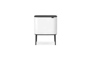 Poubelle Touch Bo Touch Bin blanc 11+23L 315347 spécial recyclage