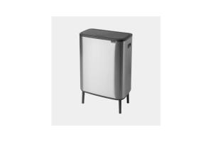 Poubelle Touch Bo Touch Bin hi, 2 x 30L - Matt Steel