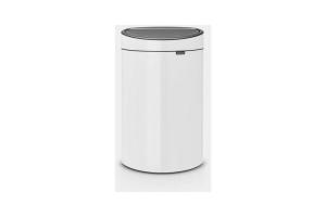 Poubelle Touch Touch Bin New, 40L - Blanche