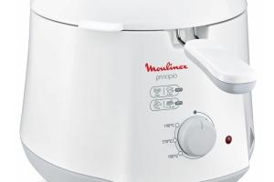 Principio Unique Autonome 1000 w Friteuse Blanc, Gris - Moulinex
