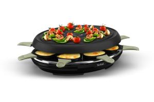 Raclette RE31E810 eco 8 coupelles noir
