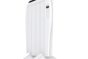 Radiateur émetteur thermique avec 4 éléments et thermostat WIFI 600W noir blanc Cecotec