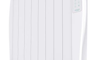 Radiateur émetteur thermique avec 8 éléments et minuterie 1200W noir blanc Cecotec