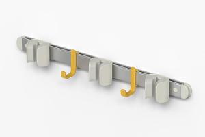Rail de rangement mural pour accessoires de nettoyage CleanTech Joseph Joseph
