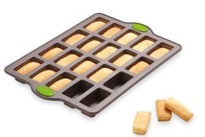 Rigiflex Plaque 20 mini financiers en silicone structure acier Mathon