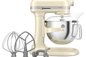Robot pâtissier multifonction Artisan à bol relevable 5,6 L crème 5KSM60SPXEAC Kitchenaid