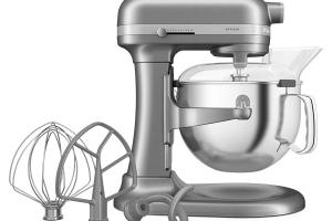 Robot pâtissier multifonction Artisan à bol relevable 5,6 L gris argent 5KSM60SPXECU Kitchenaid