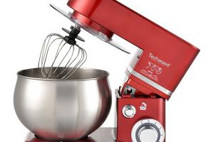 Robot pétrin 1000 W TRO-1065 rouge Techwood