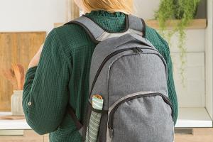 Sac à dos glacière isotherme 10 L gris Mathon