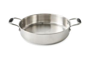 Sauteuse 2 anses tout inox 28 cm Excell'Inox Mathon