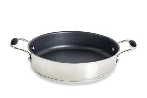 Sauteuse 2 anses inox antiadhérente 28 cm Excell'Inox Mathon