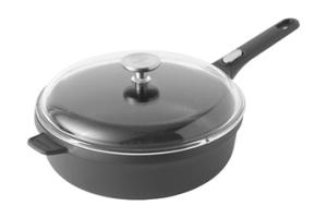 Sauteuse anti-adhérente manche amovible et couvercle 24 cm GEM Berghoff