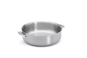 Sauteuse droite tout inox Alchimy Loqy sans manche 24 cm De Buyer