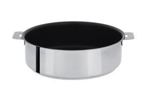 Sauteuse inox antiadhérente Mutine sans manche 26 cm Cristel