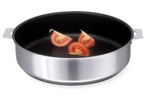 Sauteuse inox antiadhérente Mutine sans manche 28 cm Cristel