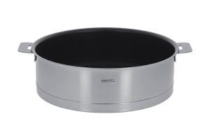 Sauteuse inox antiadhérente Strate sans manche 24 cm Cristel