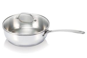Sauteuse inox avec couvercle 24 cm Belvia Beka