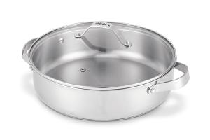 Sauteuse inox et couvercle verre Cicla 28 cm Beka