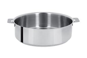 Sauteuse tout inox Mutine sans manche 28 cm Cristel