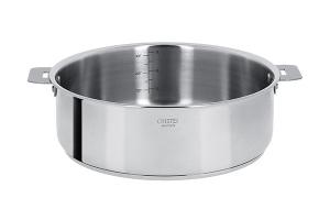 Sauteuse multiply tout inox Casteline sans manche 28 cm Cristel