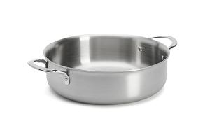 Sautoir droit tout inox Alchimy 28 cm De Buyer