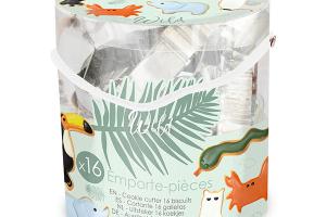 Seau 16 découpoirs Wild Scrapcooking