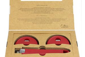 Set 1 poignée et 2 anses amovibles Mutine Evolution framboise Cristel