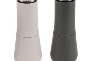 Set de 2 moulins sel et poivre gris blanc Joseph Joseph