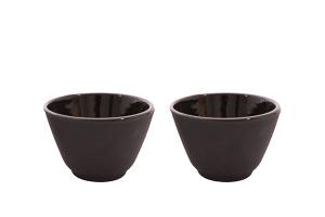 Set de 2 tasses à thé en fonte 120 ml Point Virgule