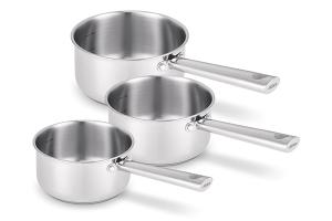 Set 3 casseroles inox Cicla 16, 18 et 20 cm Beka