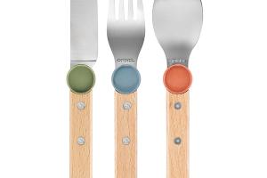 Set de 3 couverts pour enfant Le petit Gourmet Panaché Opinel