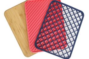 Set de 3 planches à découper, égouttoir et dessous de table Trilogy Trebonn