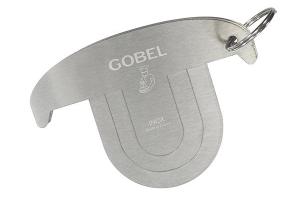 Set de 3 raclettes à bûche en inox Gobel