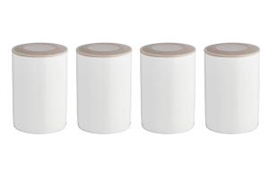 Set de 4 pots en céramique pour yaourtière YVA640 Simeo