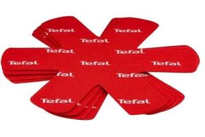 Set de 4 protecteurs de poele K2203004 38x36x1cm rouge - Tefal