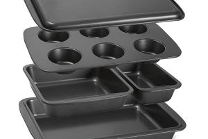 Set de 5 moules à gâteau empilables en acier antiadhérent Mathon