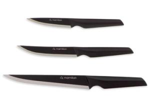 Set de 3 couteaux Passion : office 9 cm, utile 12 cm et à découper 20 cm Marmiton