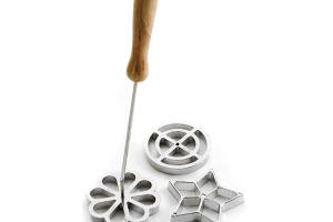 Set moules à beignets rosaces 25 cm Ibili