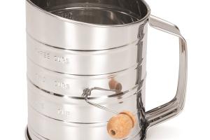 Tamis à farine rotatif inox 650g Patisse