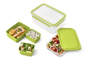 TEFAL Masterseal To Go Boîte a repas 2,3 L, 3 compartiments, 100% hermétique, Sans BPA, Garantie 30 ans N1071610