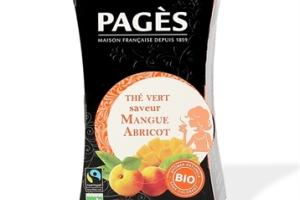 Thé vert mangue abricot 24 sachets Pagès