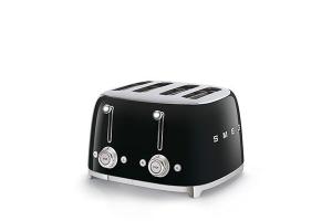 Toaster 4 fentes noir 2000 W TSF03BLEU Smeg