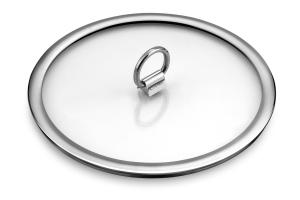 Ycône - Couvercle 24cm verre et poignée rabattable Cuisinox