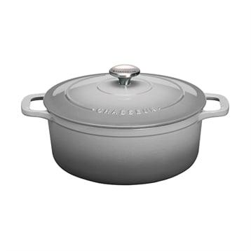 Cocotte ronde gris céleste 28 cm Chasseur