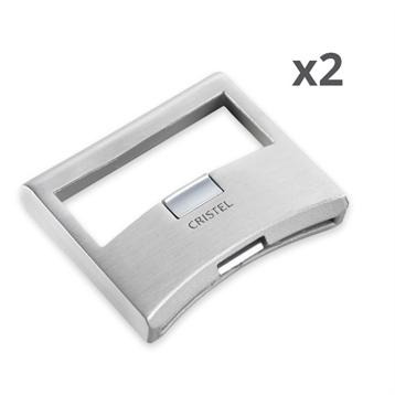 Lot de 2 anses Strate Inox Cristel