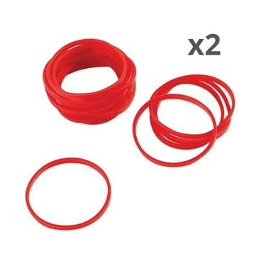 Lot de 48 élastiques de cuisson en silicone