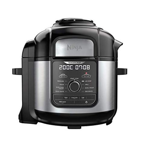 Ninja Foodi MAX [OP500EU] Multicuiseur 9-en-1, Technologie TenderCrisp, 7,5 L, 1760W, Noir (touches et commandes du produit en anglais)