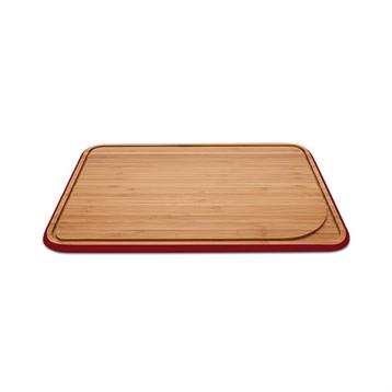 Planche à découper en bambou bordeaux 40,5 cm Pebbly