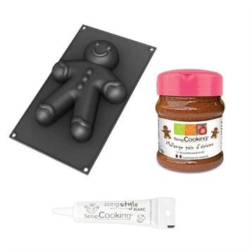 Kit bonhomme en pain d'épices Scrapcooking Kit bonhomme en pain d'épices Scrapcooking