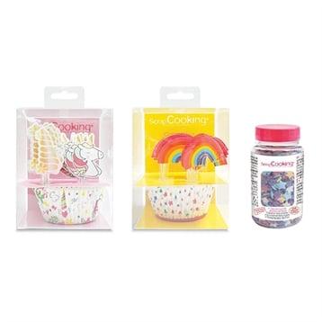 Kit muffins arc en ciel et licorne Scrapcooking Kit muffins arc en ciel et licorne Scrapcooking